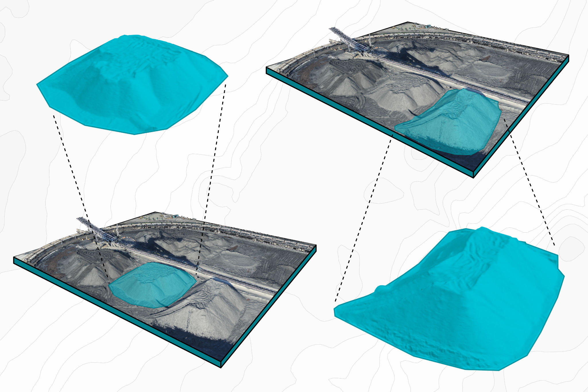 Calculating Volumes Safely, Quickly and Accurately Using UAVs